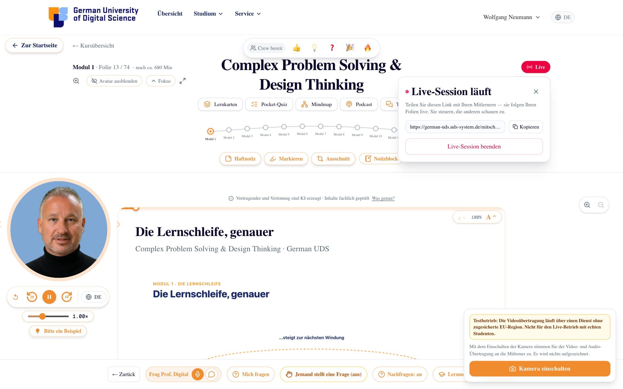 Live-Mitlernen